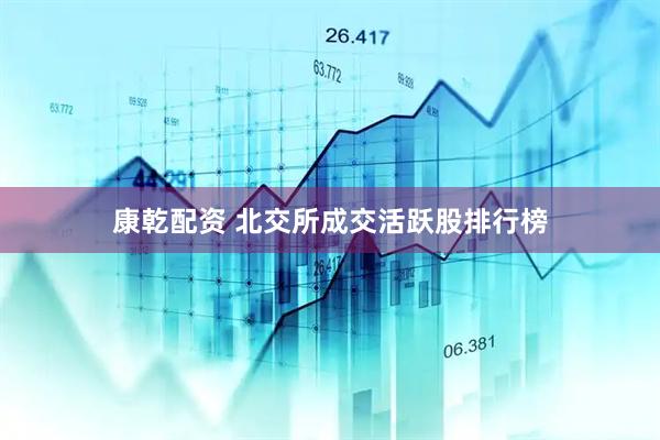 康乾配资 北交所成交活跃股排行榜