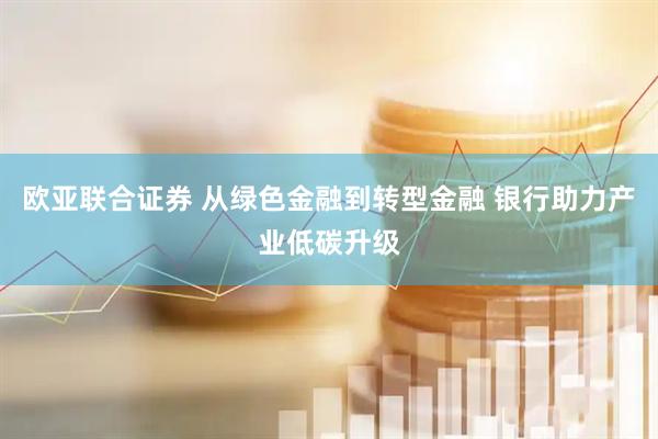 欧亚联合证券 从绿色金融到转型金融 银行助力产业低碳升级